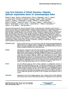 LINX 5-year study outcomes